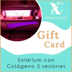 Gift Card Solárium con Colágeno 5 Sesiones